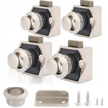 10шт ЗАЩЕЛКА МЕБЕЛЬНОГО ЗАМКА, ВДВИЖЕННАЯ В ШКАФ