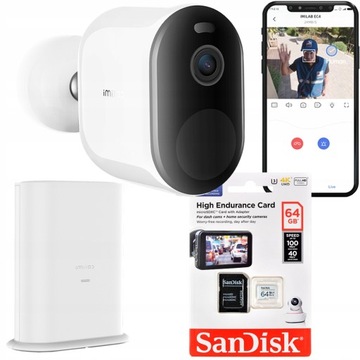 KAMERA ZEWNĘTRZNA IMILAB EC4 2560p + BRAMKA + 64GB