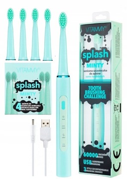OUTLET VITAMMY SPLASH MINTY Звуковая зубная щетка с мятой
