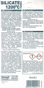 1200 ° C тепловой силикат R-457 Technicqll