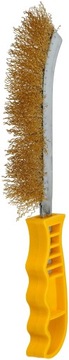 РУЧНАЯ ЩЕТКА ЛАТУННАЯ С ШРЕЗЬЮ 175г