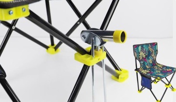 Krzesło Turystyczne Wędkarskie Składane MOCNE L