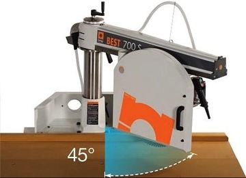 РАДИАЛЬНАЯ ПИЛА - MAGGI BEST 1250 ТОРЦОВАЯ ПИЛА