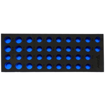 Пенопластовая вставка для розеток и ключей на тележке