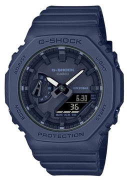 Granatowy damski zegarek sportowy na pasku Casio G-Shock GMA-S2100BA GRAWER