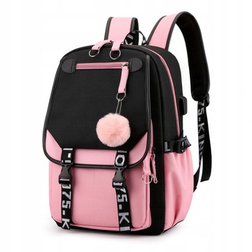 SCHOOL BACKPACK FOR SCHOOL BLACKPINK USB K-POP