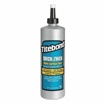 Klej uniwersalny Titebond Quick & Thick Szybkoschnący klej do drewna 473ml