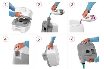 Toaleta turystyczna Thetford Porta Potti 165 21 l