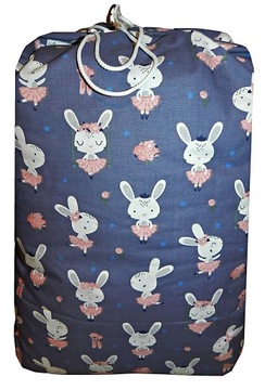 Мешок для постельного белья из хлопка для ДЕТСКОГО САДА + ВЫШИВКА