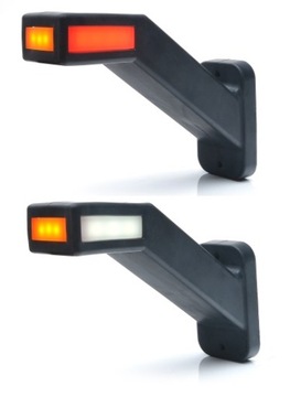 Zestaw lamp obrysowych WAŚ W168.4 LED obrysówki długie neon lewa + prawa