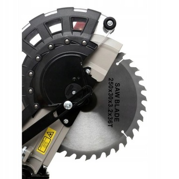 НАСТОЛЬНАЯ ПИЛА ТОРЦОВАЯ ПИЛА 2500ВТ ЛАЗЕР С ПОДАЧЕЙ