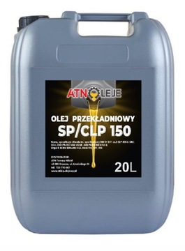 OLEJ PRZEKŁADNIOWY DIN 51 517, cz.3 CLP VG150 20L