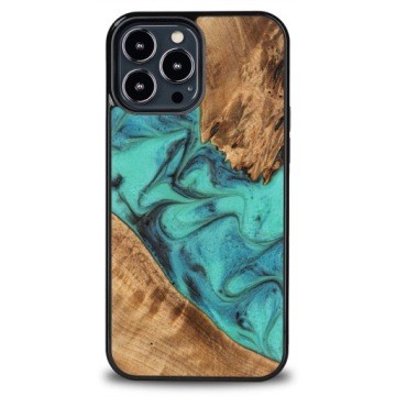 Pouzdro Bewood Unique pro iPhone 13 Pro Max tyrkysové