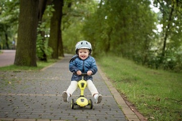 Детский самокат 2-в-1, Scoot and Ride, трехколесный, возраст 1-5 лет.