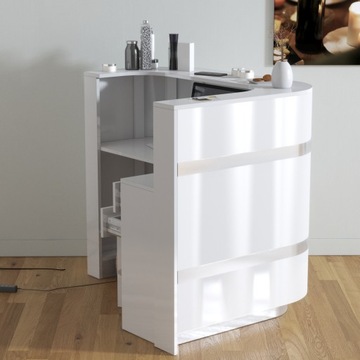 Стойка ресепшн R14 130x100см LED