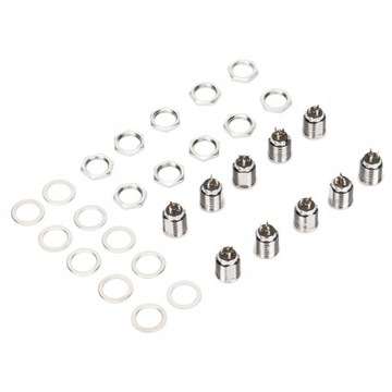 10 sztuk męskie gniazdo XLR 4-pinowe metalowe