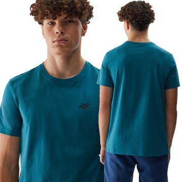 T-SHIRT 4F MĘSKI KOSZULKA BAWEŁNIANA SPORTOWA SS24