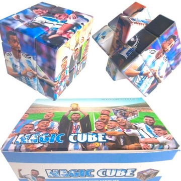 ЛОГИЧЕСКИЙ КУБ ДЛЯ СБОРКИ 3х3х3 РАЗВИВАЮЩИЙ ПАЗЛ С ФУТБОЛИСТАМИ