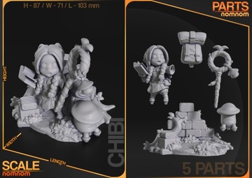 Figurka DarksmithArt - Chibi Marcille - Dungeon Meshi