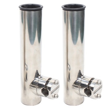 2 SZT UCHWYTY NA WĘDKI DO ŁODZI ZE STALI NIERDZEWNEJ 19MM-25MM