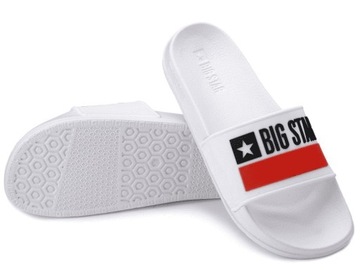 Klapki BIG STAR Białe Na Basen GG274A047 r. 37