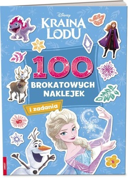 KRAINA LODU 100 BROKATOWYCH NAKLEJEK NB-9103