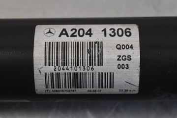 HŘÍDEL HNACÍ 150 CM MERCEDES TŘÍDA C W204 2.2 CDI
