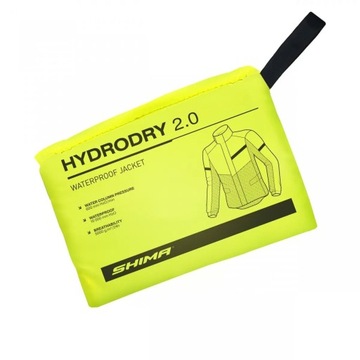 SHIMA HYDRODRY 2.0 BLACK FLUO водонепроницаемая мотоциклетная куртка БЕСПЛАТНО
