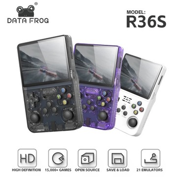 DATA FROG R36S Ретро портативная игровая консоль Linux System 3,5 дюйма