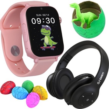 SMARTWATCH ZEGAREK GARETT KIDS N!CE NICE PRO 4G + SŁUCHAWKI BEZPRZEWODOWE