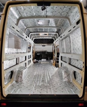 MATA wygłuszająca KAUCZUKOWA pianka 50mm 50x100cm ocieplająca bramę garaż