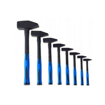 MŁOTEK ŚLUSARSKI ZESTAW MŁOTKÓW FIBERGLASS 8 SZT