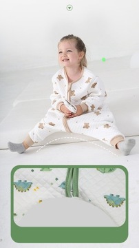 ДЕТСКИЙ СПАЛЬНЫЙ МЕШОК НА НОЖКАХ, ДЛИННЫЙ РУКАВ 80