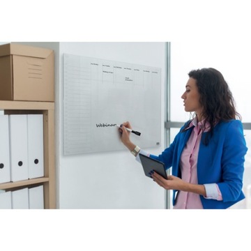 Еженедельник, сухостираемый, доска А3, акрил.