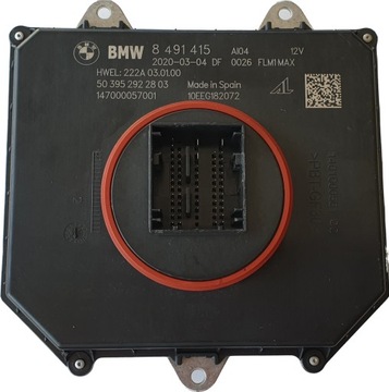 ORYGINAŁ Moduł BMW G30 G32 G11 G01 X3 G12 G02 F90 F98 F97 FULL LED 8491415