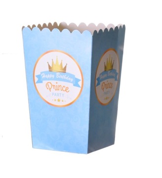 PUDEŁKO POPCORN PAPIEROWE urodzinowe Prince