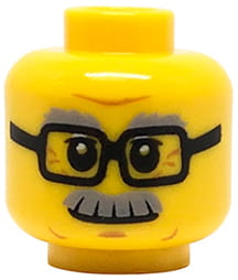 Lego głowa / główka figurki - okulary 3626cpb1566