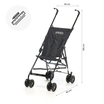 КОЛЯСКА ЛЕГКАЯ ДЕТСКАЯ TROLD SPEED ЗОНТИК