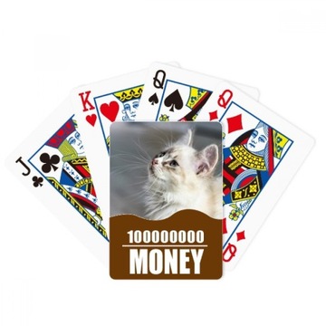 poker do kartę Stare Białe Cute ręczna w