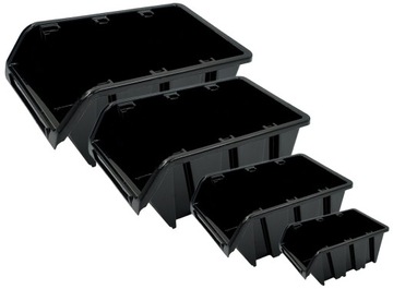 Контейнеры для хранения в гараже 20 шт, НАБОР КОНТЕЙНЕРОВ ТРАНСПОРТНЫХ 20 шт.