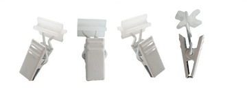 Металлическая ЛЯГУШКА с направляющей для SLIM ШТОРНОГО КАРДИНА