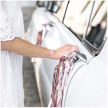 НАБОР свадебных украшений для АВТОМОБИЛЯ «Молодожены»