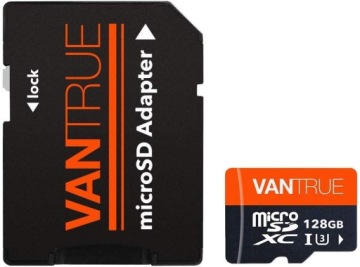 VANTRUE N4, 3-канальный видеорегистратор, ТРИ КАМЕРЫ + ACC, ОРИГИНАЛЬНАЯ КАРТА VANTRUE 128 ГБ