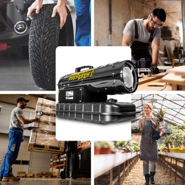 ПРОФЕССИОНАЛЬНЫЙ БЕНЗИНОВО-МАСЛЯНЫЙ НАГРЕВАТЕЛЬ 20 кВт VENOM ДИСПЛЕЙ