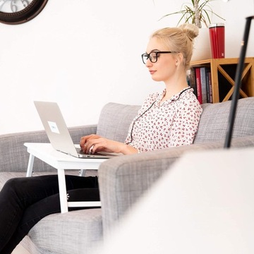 Стол Relaxdays, подставка для ноутбука при кровати (10749