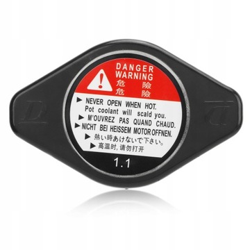 Крышка радиатора охлаждения заменяется навсегда.