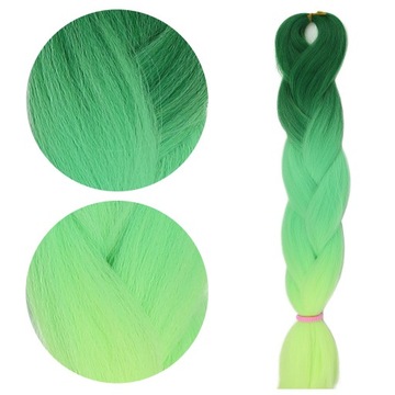 Pasma syntetyczne WŁOSY kolorowe warkocze dredy