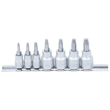 Sada šroubováků pro poškozený profil Torx T10-T40 7 kusů Bgs 7098