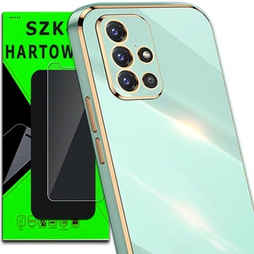 Etui OXYGEN GLOW do Samsung A71 + szkło hartowane