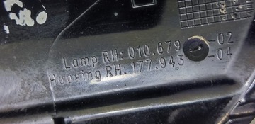 HALOGEN PRAVÝ PŘEDNÍ NISSAN PULSAR C13 2014-2018